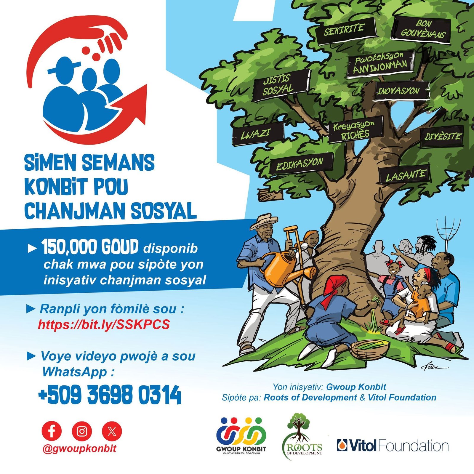 Subventions d’amorçage pour le changement social